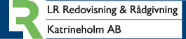 Logotyp för LR Redovisning & Rådgivning Katrineholm AB